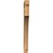Ekena Millwork Westlake Block Rough Sawn Bracket, Western Red Cedar, 4"W x 36"D x 48"H BKT04X36X48WTL05RWR - alternate 2